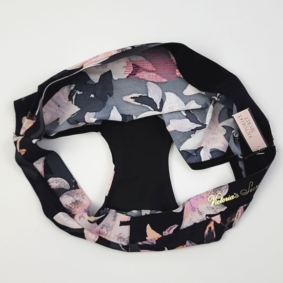 Victoria's Secret Incredible Floral Bikini & Black Hiphugger/Hipster Size Medium - Picture 6 of 12